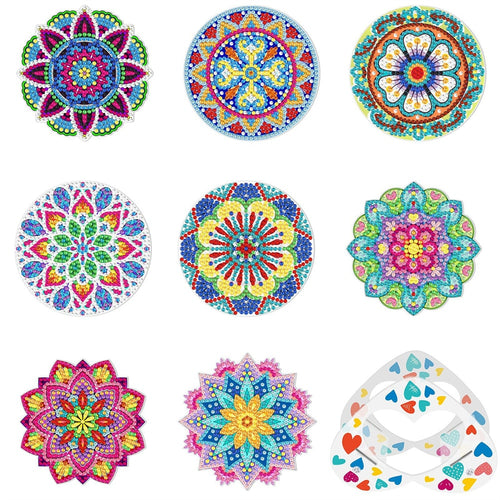 Diamond Painting - Mandala Onderzetters