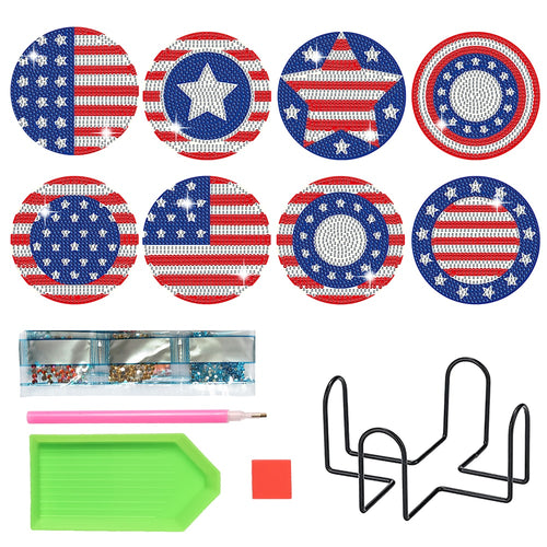 Diamond Painting - Amerikaanse Onderzetters