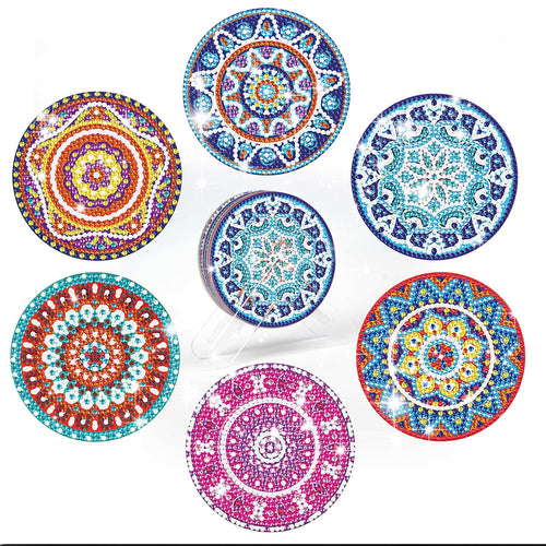 Diamond Painting - Mandala Onderzetters