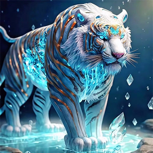 Diamond Painting - Fantasie Tijger