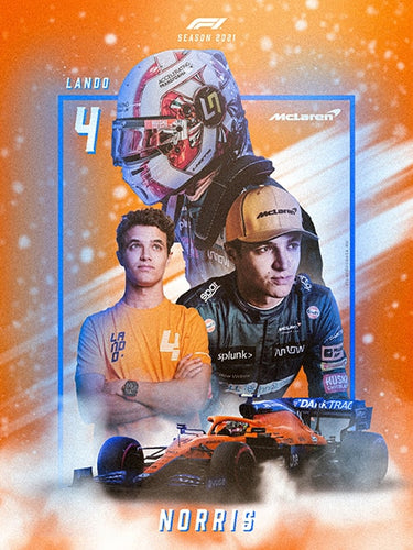 Diamond Painting - Lando Norris - 2021