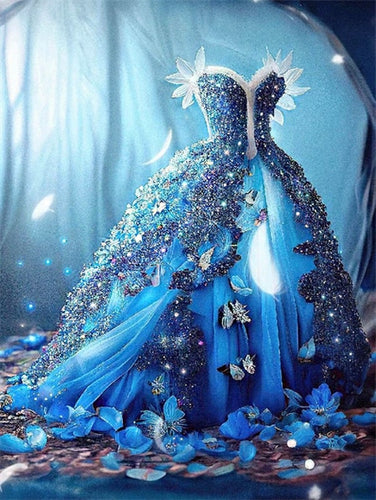 Diamond Painting - Glitter Bruidsjurk