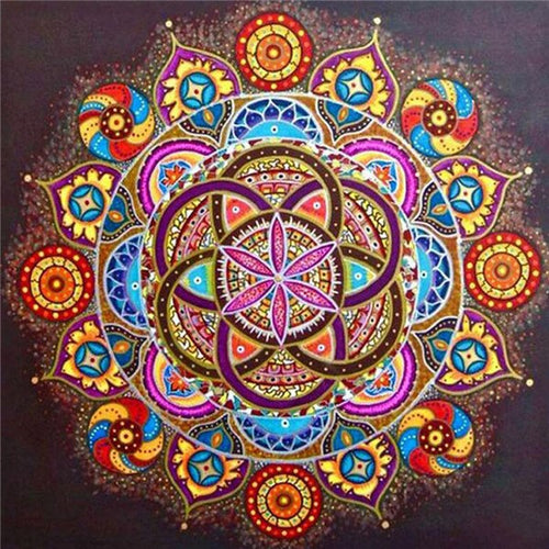 Diamond Painting - Kleurrijke Mandala
