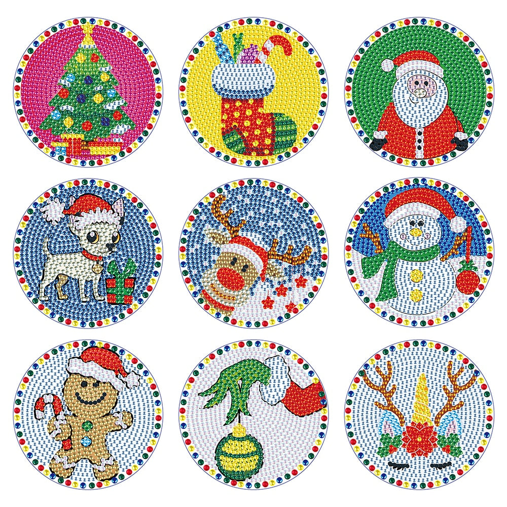 Diamond Painting - Kerst Onderzetters