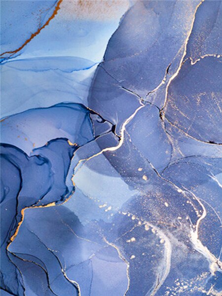 Diamond Painting - Marmer Blauw