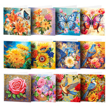 Afbeelding in Gallery-weergave laden, Diamond Painting - Wenskaarten - 12 stuks
