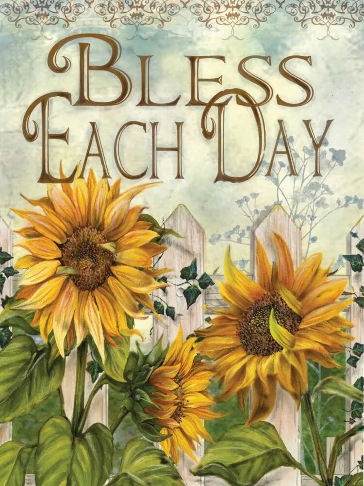 Diamond Painting - Tekst - Bless Each Day