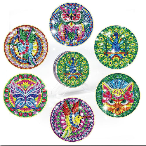 Diamond Painting - Dieren Onderzetters