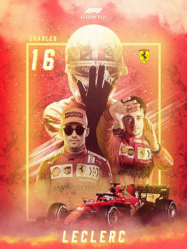 Diamond Painting - Charles Leclerc - 2021