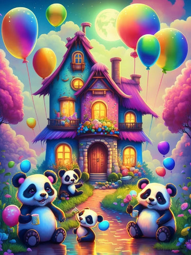 Diamond Painting - Panda's Wereld