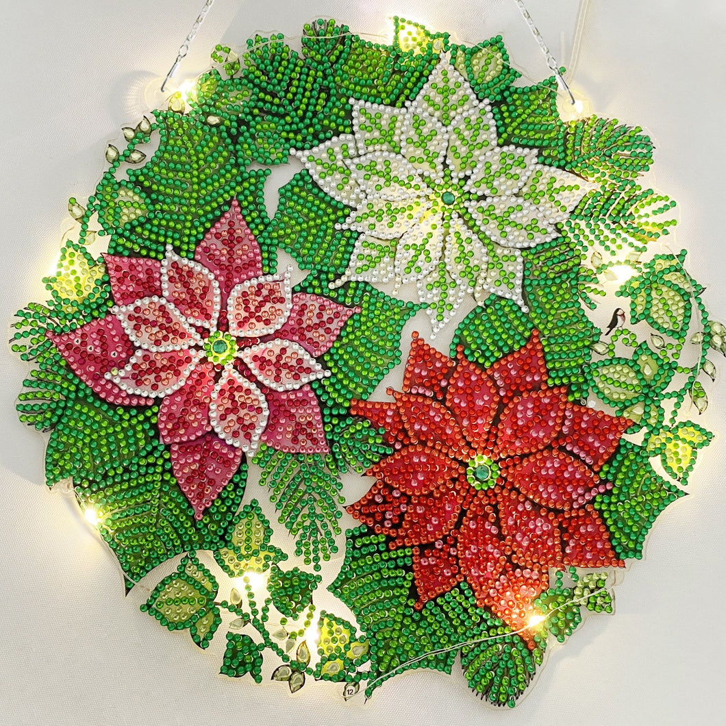 Poinsettias Decoration Wreath