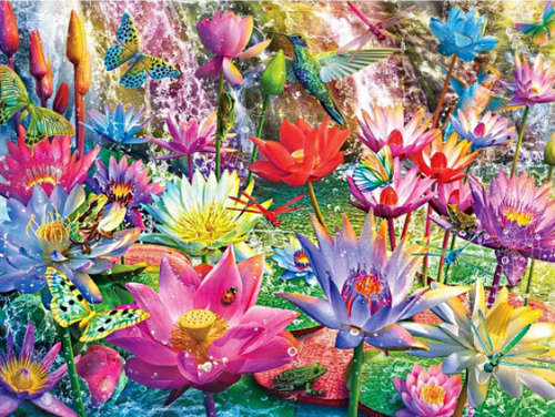 Diamond Painting - Bloemenzee - Diamond Paradijs