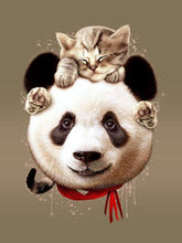 Afbeelding in Gallery-weergave laden, Diamond Painting - Panda - Diamond Paradijs
