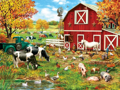 Diamond Painting - Boerderij - Diamond Paradijs