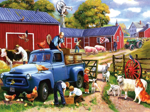 Diamond Painting - Boerderij - Diamond Paradijs