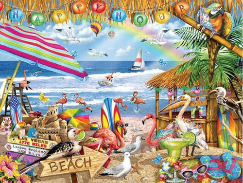 Diamond Painting - Dieren op het Strand - Diamond Paradijs