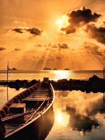 Zonsondergang Boot - Diamond Paradijs