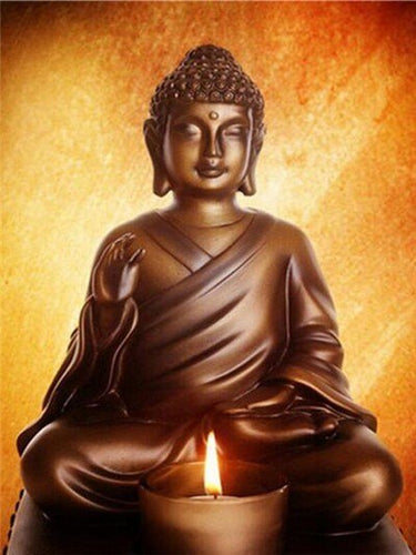 Diamond Painting - Boeddha - Diamond Paradijs
