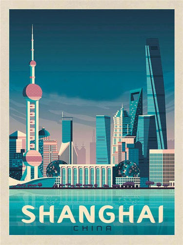 Diamond Painting - Shanghai - China - Diamond Paradijs