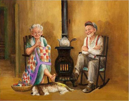 Diamond Painting - Oma & Opa - Diamond Paradijs