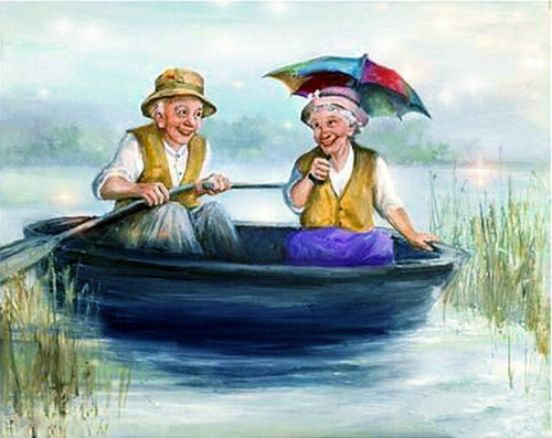 Diamond Painting - Oma & Opa - Diamond Paradijs
