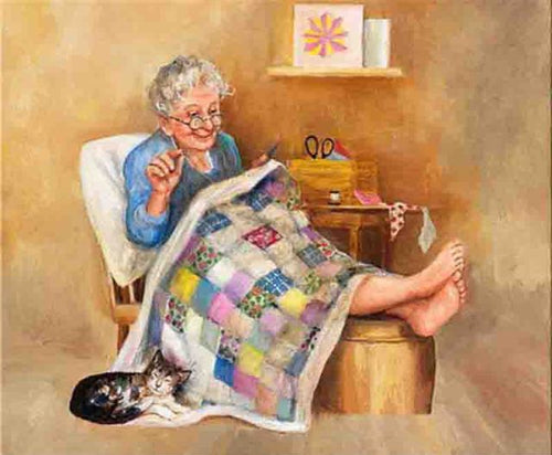 Diamond Painting - Oma - Diamond Paradijs