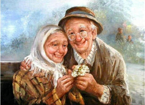 Diamond Painting - Oma & Opa - Diamond Paradijs