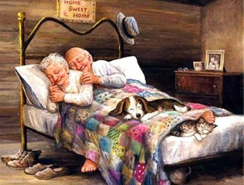 Diamond Painting - Opa & Oma - Diamond Paradijs