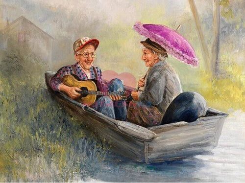 Diamond Painting - Opa & Oma - Diamond Paradijs