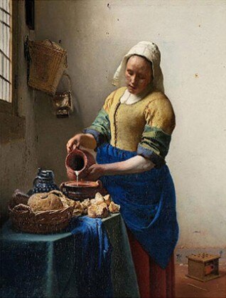Diamond Painting - Melkmeisje - Diamond Paradijs